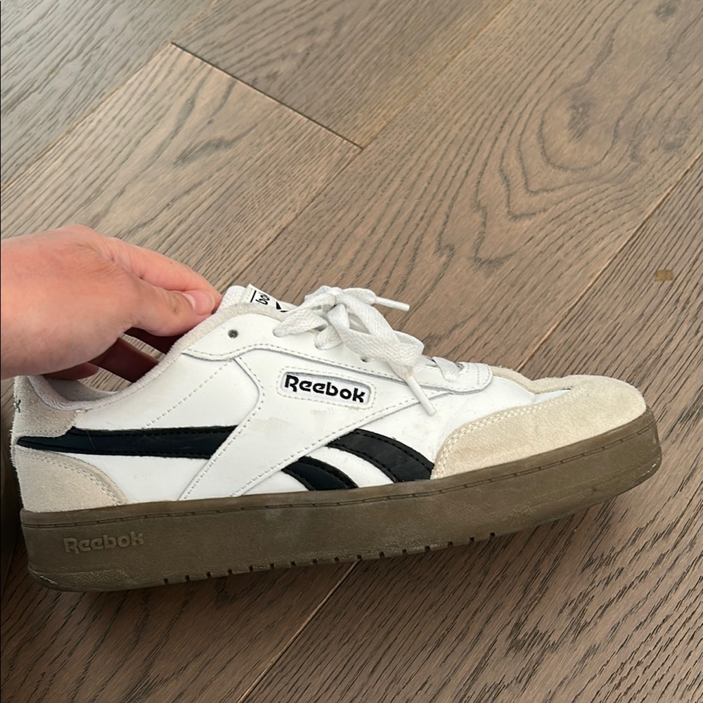 Reebok White and Black Sneakers